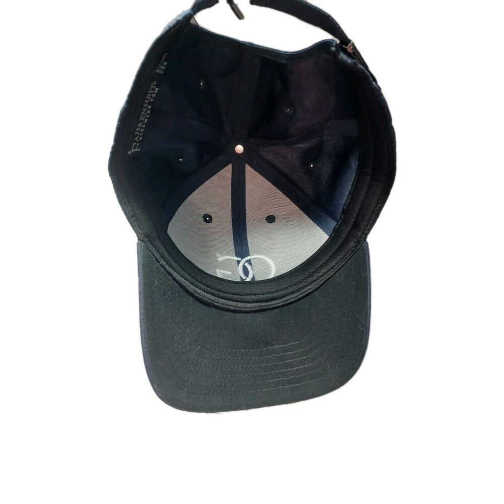 OG Logo Hat Black Snapback Cap Streetwear Fahrenheit Headwear - Picture 3 of 4